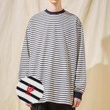 VZロゴビックオバーフィットマリーンロングスリーブネイビー/VZ Logo Big Over Fit Marine Long Sleeve Navy (6683351875702)