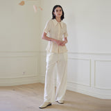 ベーシックバンディングパンツ/BASIC BANDING PANTS (WHITE)