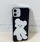 ソフトベアブラックフォーンケース / Soft Bear black Phone Case
