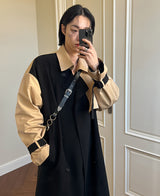 Coming color trench coat (2 color) (6678012231798)