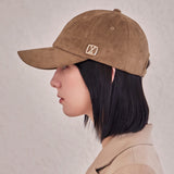 VA Square Suede Ball Cap / Brown