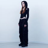 Corset Hoodie [Black]