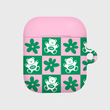 CHECK BABA-GREEN/PINK(AIR PODS-HARD) (6613162426486)