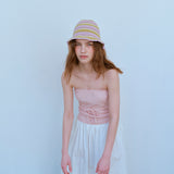 ハンドメイドストライプバケットハット / HANDMADE STRIPE BUCKET HAT