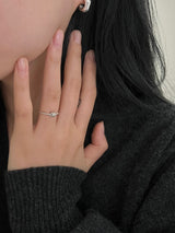 (silver925) Peanut open ring