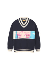 09ヘルガールケーブルニット / 0 9 hell girl cable knit (4579936010358)