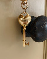 Knock heart key ring