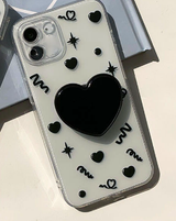 グルーミングパーティーブラックフォーンケース / Grooming Party Black Phone Case