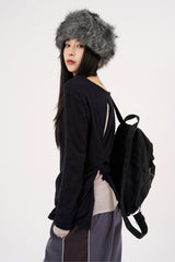 Winter fur shafka hat