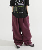 Balloon Cotton String Pintuck Pants