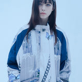 ブルーバタフライウィンドブレーカー/1 3 blue butterfly windbreak
