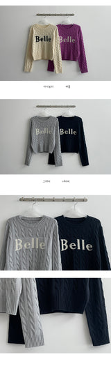 ベリーツイストニット/Belly Twisted Knitted