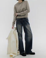 no.1831 ヘビーレイズドワイドパンツ/no.1831 Heavy Raised Wide Pants