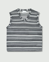 ハバナビーチニットベスト / havana beach knit vest grey