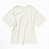 リラックスフィットピーチプリントTシャツ / RELAXED FIT PEACH PRINT T-SHIRT_WHITE