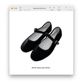Velvet mary jane shoes