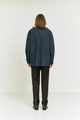 Double Vent Shirt navy (6683705213046)