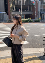 [SHOPPERMADE] ブロンドウールショートコート (3color)