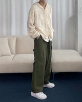 ノアールワイドストリングパンツ / Noir Wide String Pants (3 colors)
