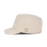 VA Square Stud Wool Bellboy Cap / Ivory