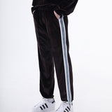 ベルベットジョガーパンツ/0 3 brownie velvet jogger pants