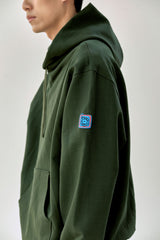 ALARM OVERFIT HOODIE GREEN_UNISEX