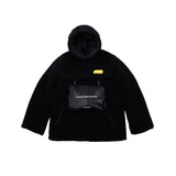 [UNISEX] EMT Bag Anorak Faux-Shearling Coat (Black) (6656025460854)