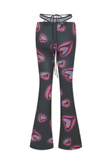 リキッドハートブーツカットパンツ / LIQUIDY HEART BOOTSCUT PANTS