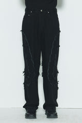 Comma Denim Pants Black