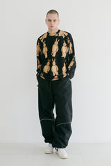 パットジャージロングスリーブ / BSR2223FWPO043 BR PAT JERSEY LONG SLEEVE BLACK