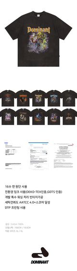 ビンテージウォッシンググースバンプT / Vintage Washing  Goosebumps Tee Black