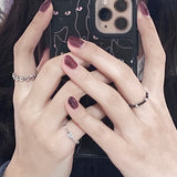  pearl ball cubic chain ring