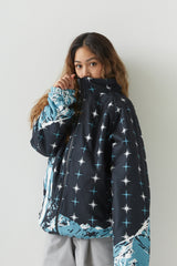 フリースパッディングジャンパー/BSR2223FWJK019 SMBR FLEECE PADDING JUMPER NAVY