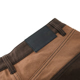 2 TONE PATCHWORK TROUSERS
