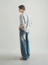 ポイントワイドデニムパンツ / M195 POINT WIDE DENIM PANTS