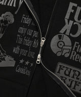 ピクトリアルジップアップフーディ / PICTORIAL ZIP UP HOODIE BLACK(CV2DSUM403A)