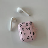 グロッシーAirPodsケース / pink glossy pods