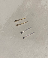 [92.5sliver] petit ball earings