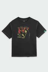 デンジャラズマイキャットTシャツ / Dangerous my cat t-shirts (washed charcoal)
