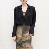 sheave single cropped jacket
