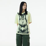 ビックラビットルーズTシャツ / YELLOW BIG RABBIT LOOSE T-SHIRT