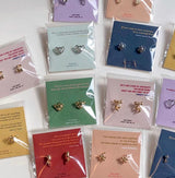 One-touch Teddy Bear Earrings (2 colors)