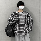 ストライプアンゴラニット / Striped Angora Knit
