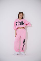 ハイクラスクロップTシャツ/TOP(9400) High Class Crop Tee