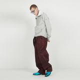 FLEECE COLLAR HALF ZIP CREW_grey (6640102539382)