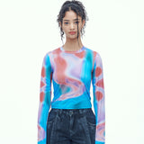 LSDウォーマー グラフィック クロップ Tシャツ / LSD WARMER GRAPHIC CROP T