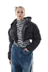 リバーシブルクロップドジャンパー/REVESIBLE CROPPED JUMPER