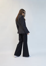 NAVY HOURGLASS STRIPE BLAZER(Copy) (6679786717302)