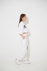 ハイファッションショートスリーブクロップTシャツ / TOP(9280) High Fashion Short Sleeve Crop Tee