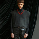 スクエアラムウールベスト / Square Lambs Wool Vest (4445006135414)